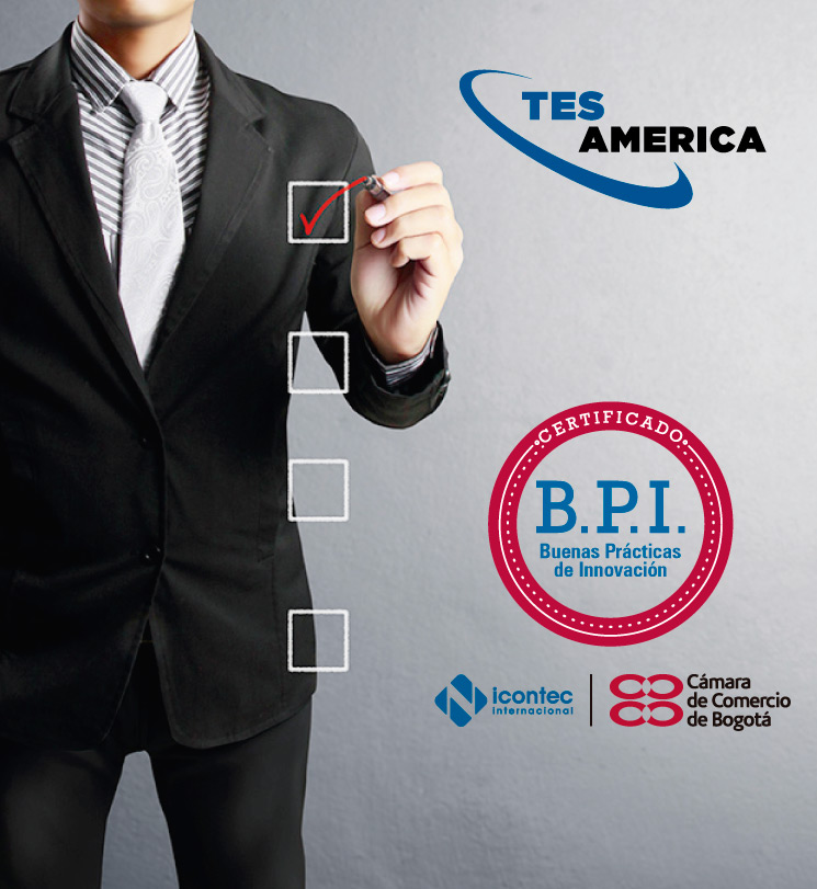 TES AMERICA certificada por ICONTEC