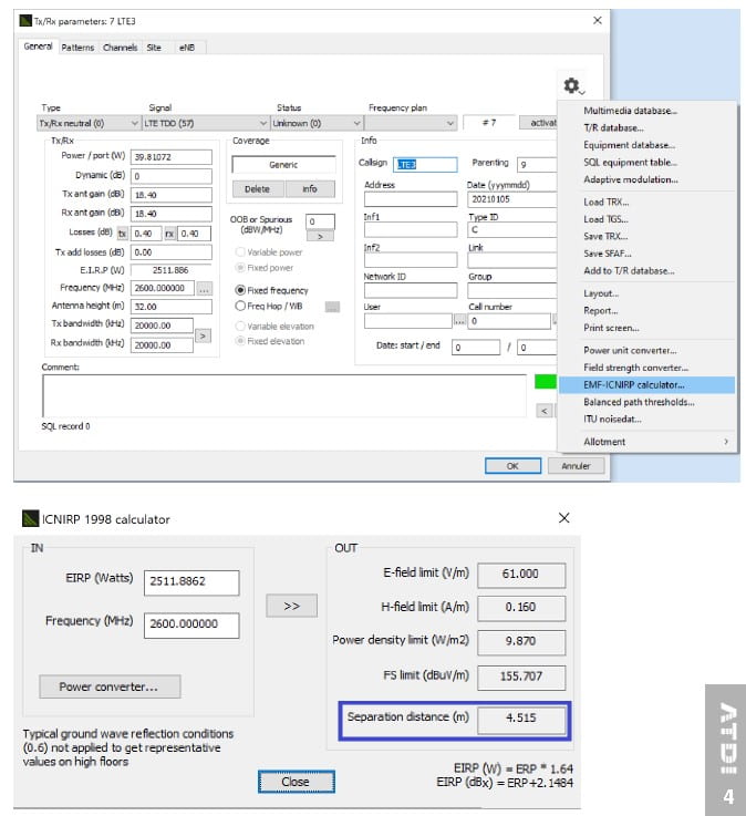 Calculadora EMF-ICNIRP